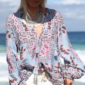 Boho chic blouse